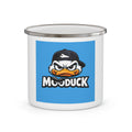 Mooduck Enamel Camping Mug — Angry Duck Logo Outdoor Coffee Cup