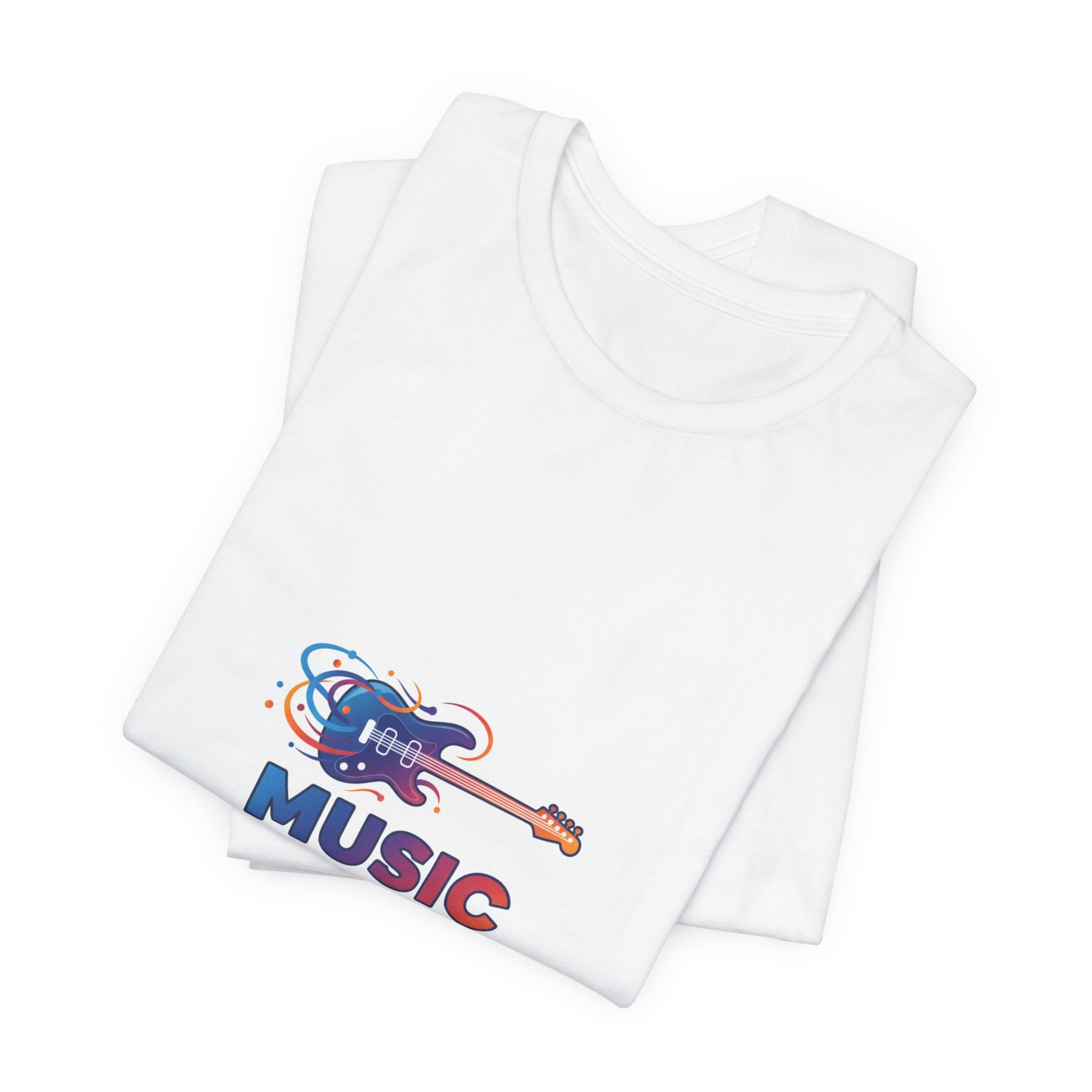 Music Is My Therapy Guitar T-Shirt — Inspirational Music Lover Tee
