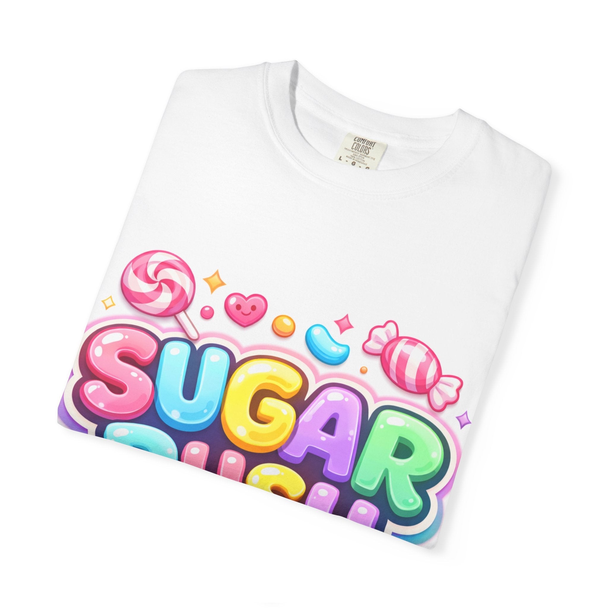 Sugar Rush T-Shirt — Colorful Candy Graphic Tee