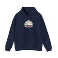 Vintage Americana 'Road Trip' Hoodie | red white blue, retro souvenir