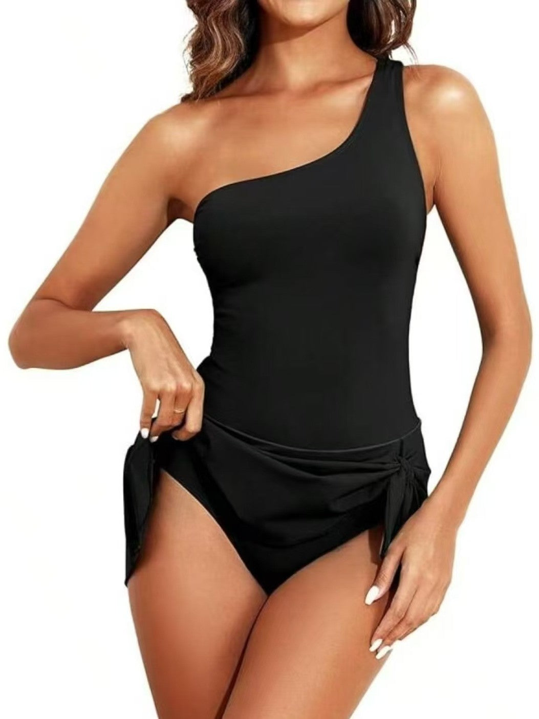 One Shoulder Strap Swimsuit