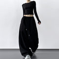 Women's High-Waisted Wide-Leg Sweatpants
