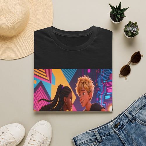 Graphic T-Shirt — Colorful Dance Scene Print