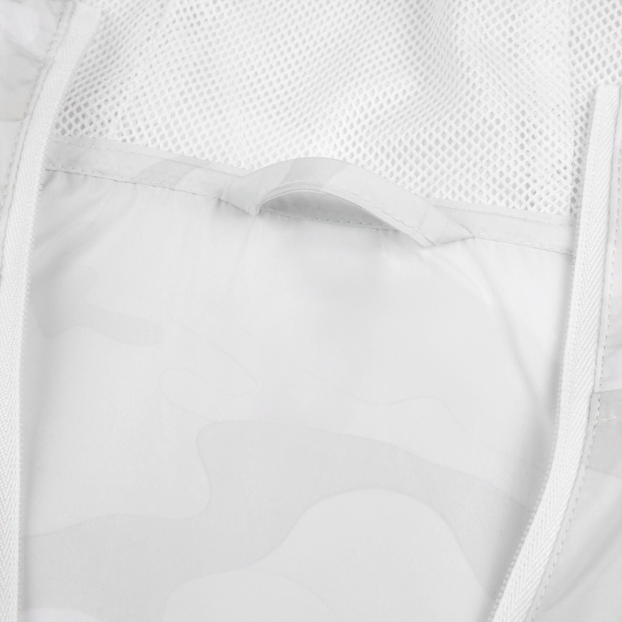 Windbreaker Jacket — Minimal Skull Portrait Chest Print