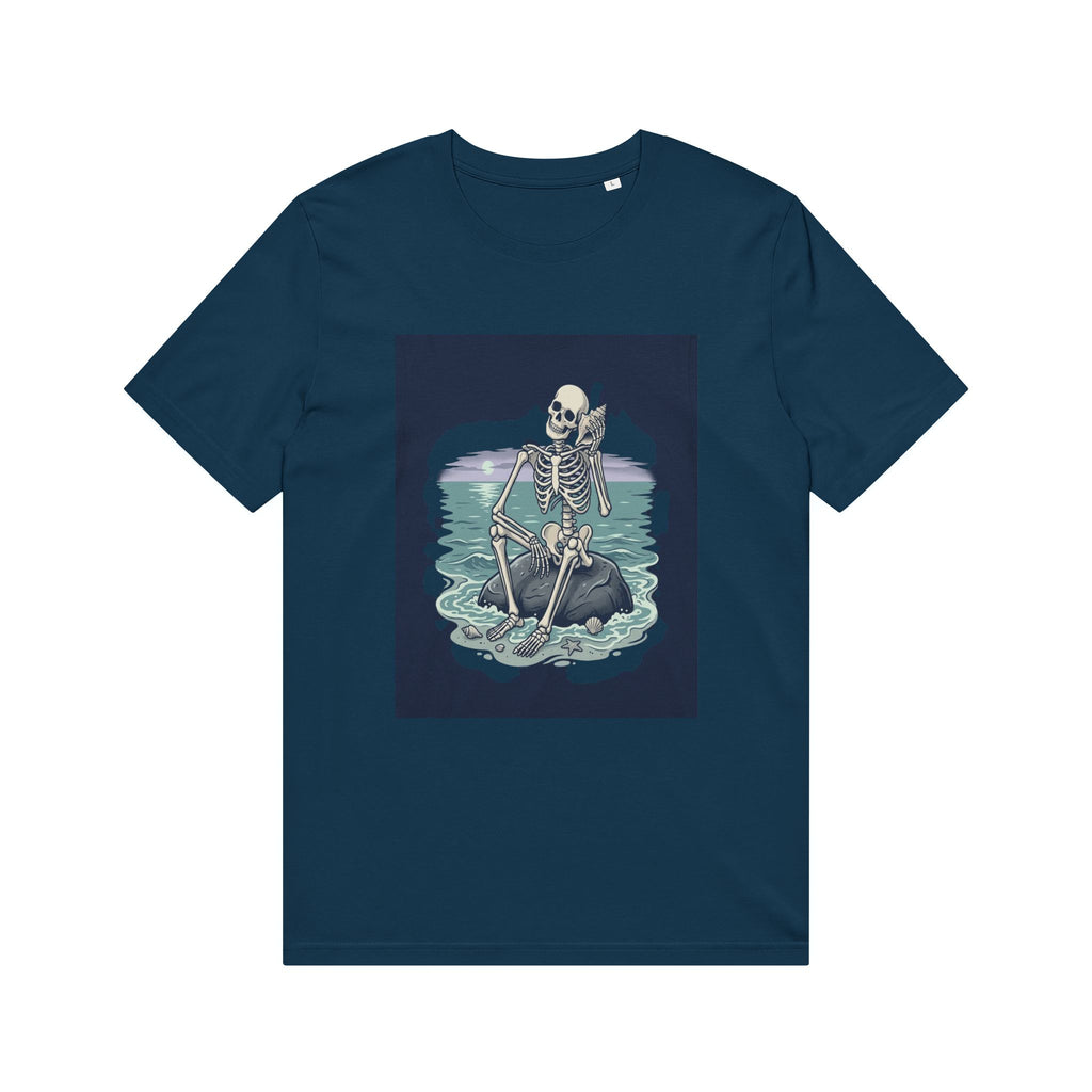 Skeleton Kayak T-Shirt — Coastal Goth Surf Skull Tee