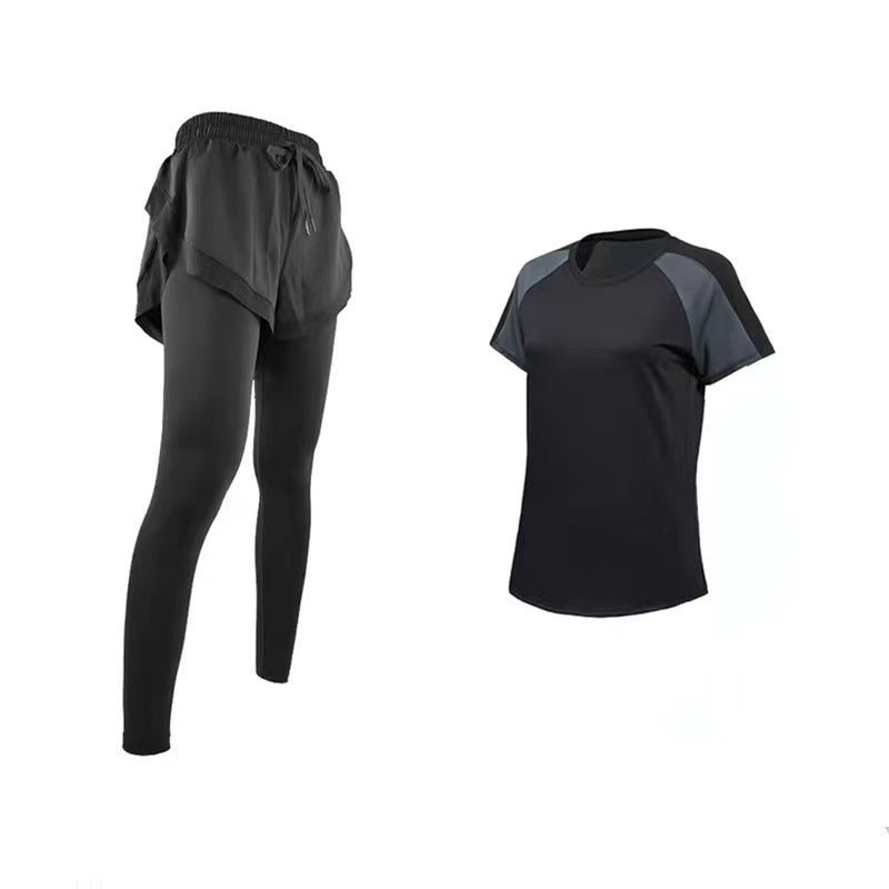 Womens Quick-Dry Yoga Running Sportswear