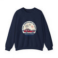 Stars & Stripes Road Trip Sweatshirt | vintage USA, red white blue Americana